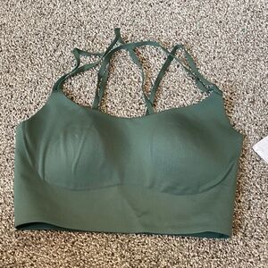 Sample AEO Green Strappy Bralette Size Small